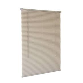 Persiana horizontal cortina pvc bege 60 l x 80 a cm 0,60 x