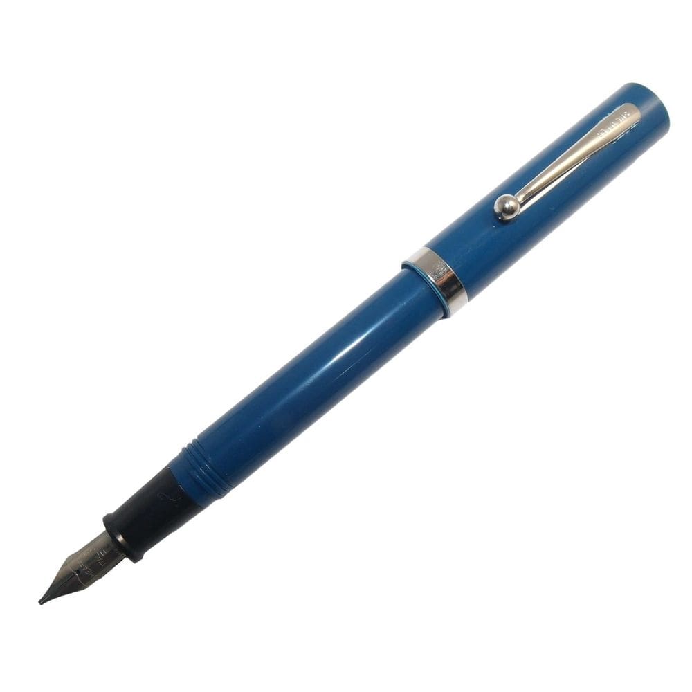 Caneta tinteiro sheaffer calligraphy azul f new old stock