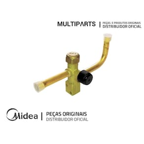 Valvula Serviço Ar-Split 3/8 - 07404047 Midea