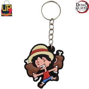 Chaveiro One Piece  - Luffy D. Monkey Comendo