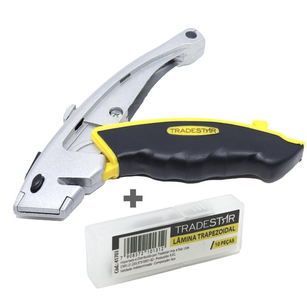 Kit 26 estiletes trapezoidal 18mm + refil com 50 peças