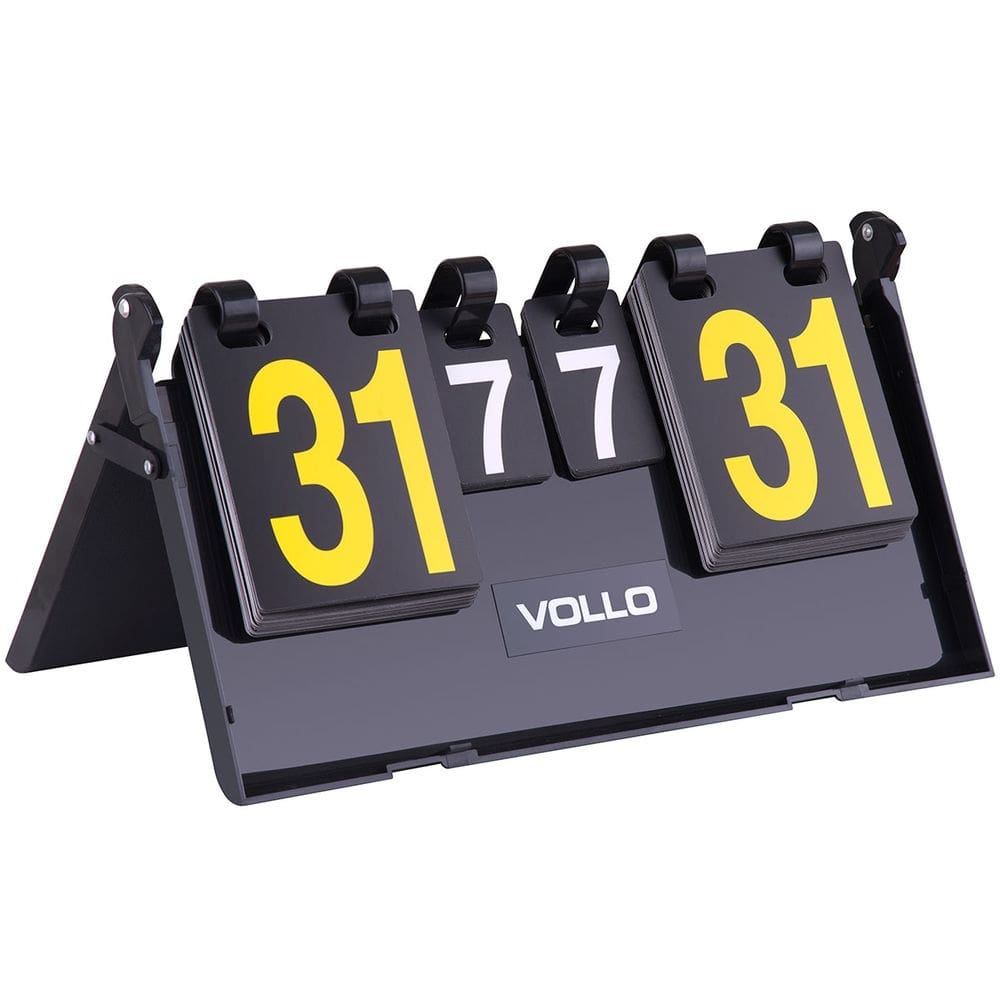 Placar de Mesa Marcação Manual Jogo PVC Rígido Prático Leve Esportivo Vollo