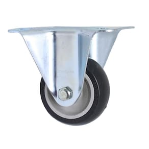 Rodizio fixo para carrinhos e móveis roda pvc fl 312 bp mf