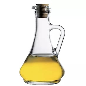 Galheteiro em vidro com tampa de cortiça com alça 250ml lyor
