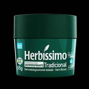 Kit Desodorante Creme Antitranspirante Tradicional Herbissimo 55G - 2 unidades