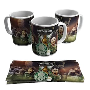 Caneca campeão brasileiro 2018 jogadores 325ml
