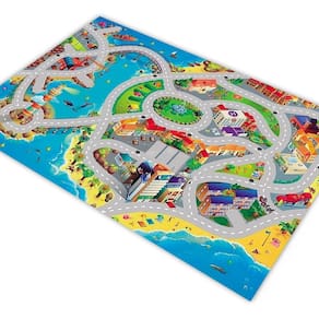 Pista p/ carrinho hotwheels grande cidade comércio 1,8x1,2m