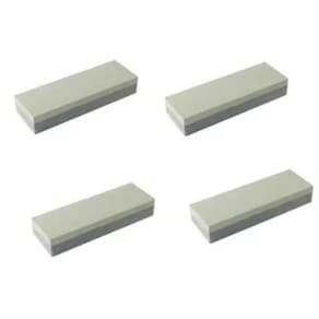 Kit 4 pedra de afiar amolar faca dupla face 150 mm top