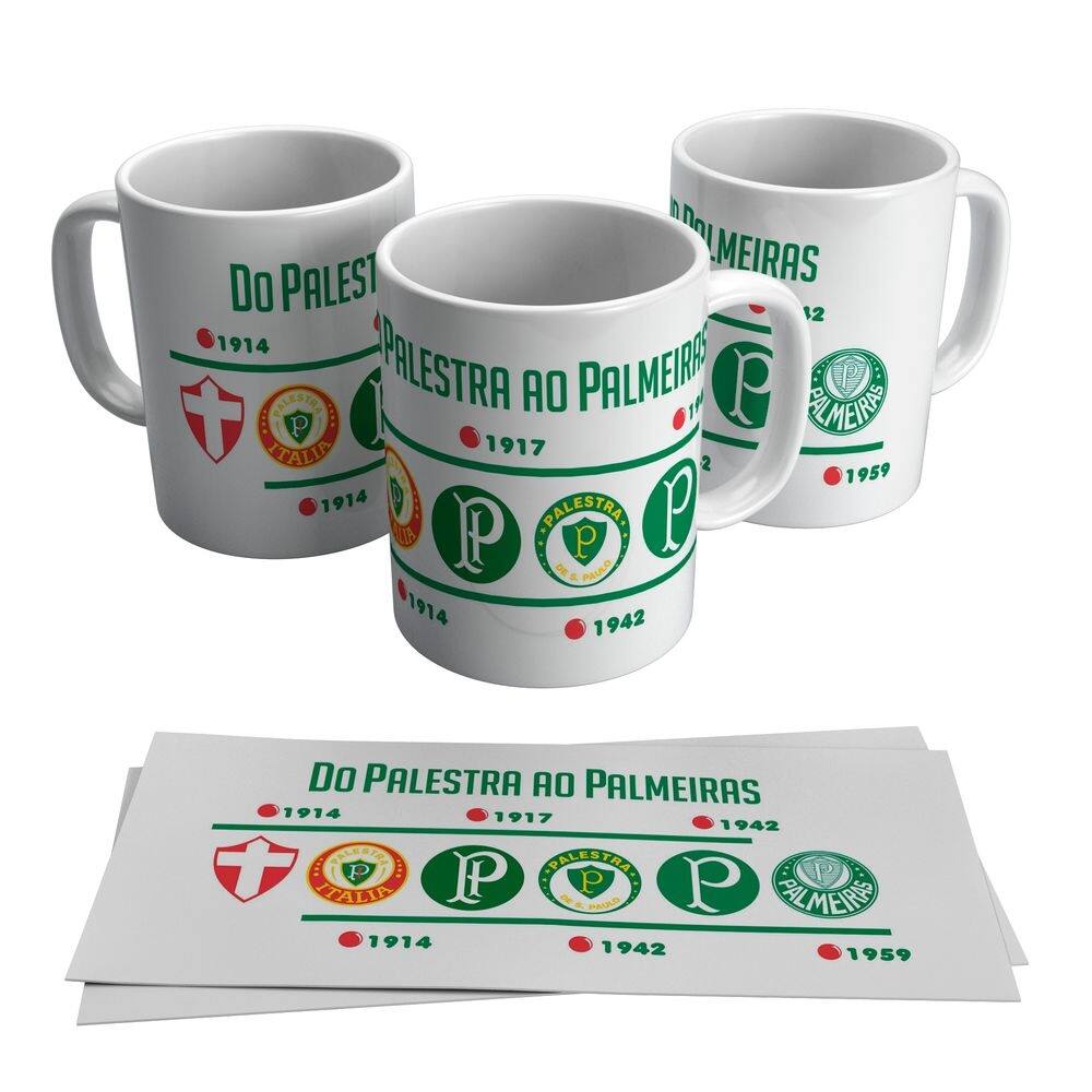 Caneca  escudos do palestra ao  325ml