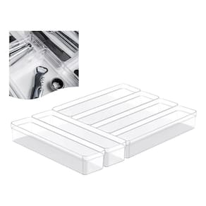 Kit 6 Organizador De Gaveta Quarto Cozinha Modular Multiuso