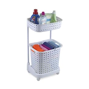 Conjunto para lavanderia viena duplo branco
