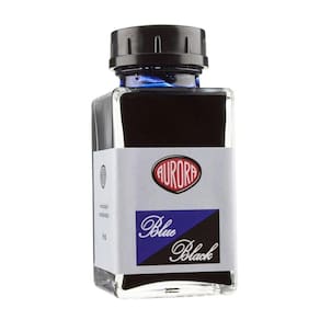 Tinta para Caneta Tinteiro Aurora 45mL Azul Escuro