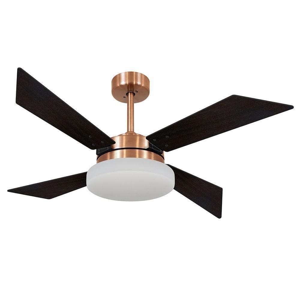 Ventilador De Teto Volare Vd50 Tech Cobre 4 Pás 220V