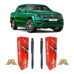 Par amortecedores + batente traseiro amarok 2010 2011 2012