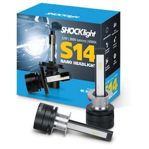 Kit lâmpada super led nano headlight h1, 6000k, 3600 lm