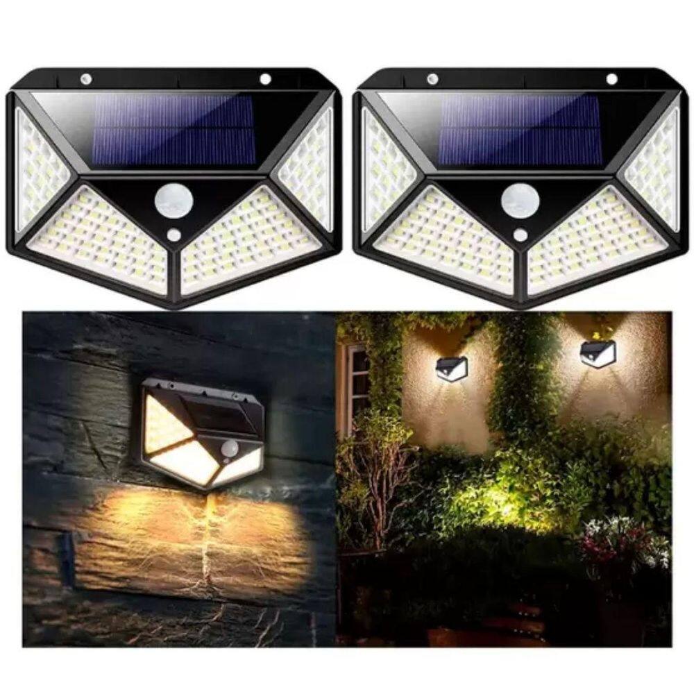 Luminária 100 Leds Branco Frio Prova D`Água