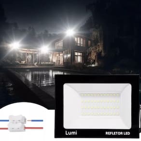 Refletor Led 200W Lumi Ultra Barato Preto