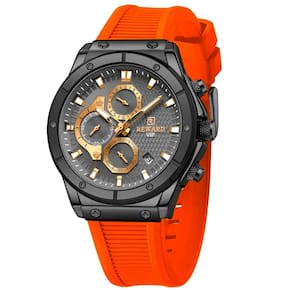 Relógio De Pulso Masculino Esportivo Luminoso Pulseira de Silicone Prova D` Água