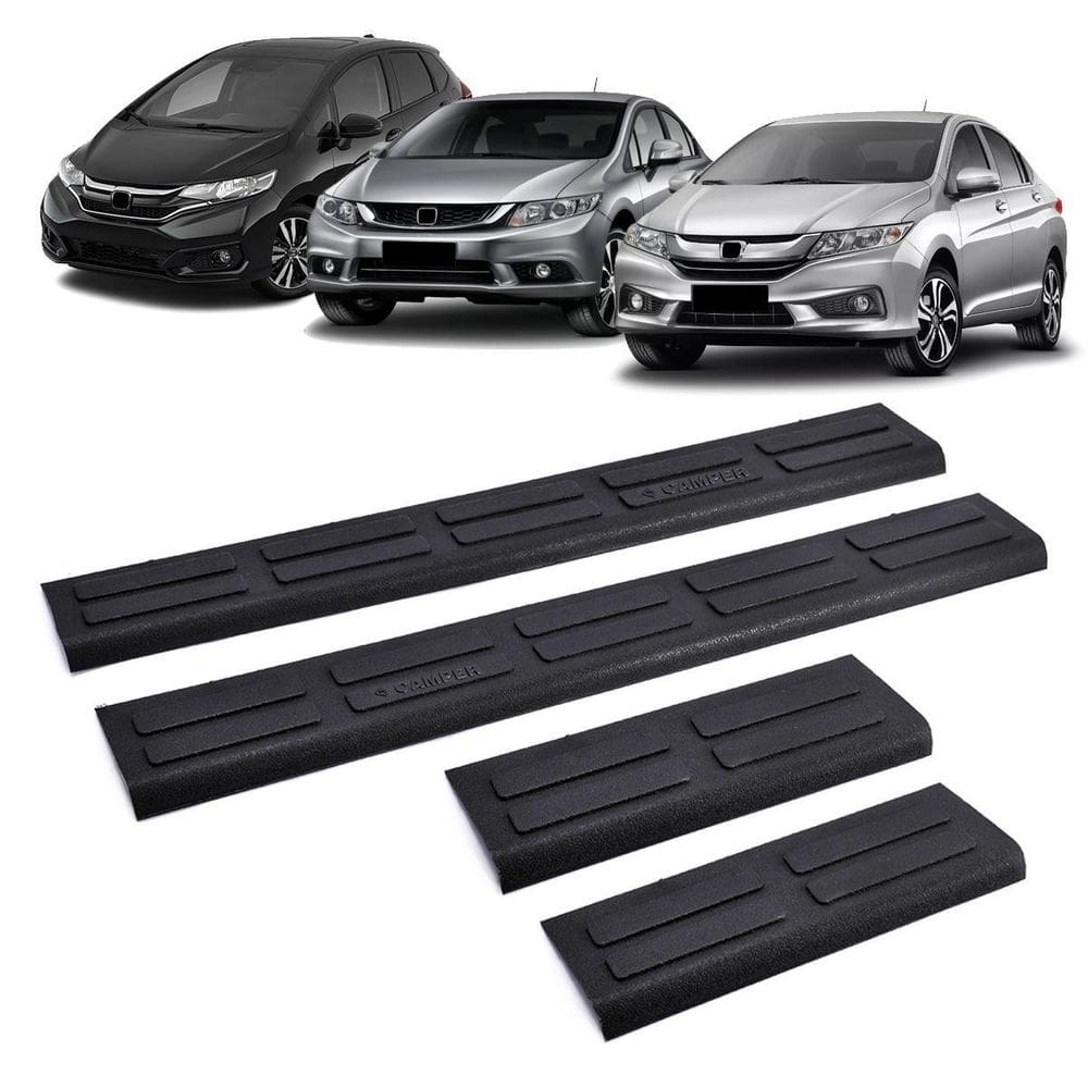 Soleira porta plástico injetado preto fit