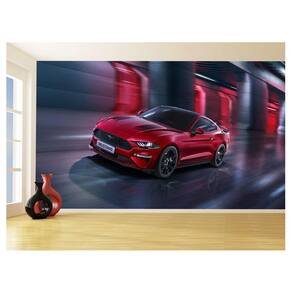 Papel De Parede 3D Carro Ford Mustang Muscle Car 3,5M Car82