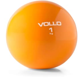 Bola Tonificadora PVC 1kg Treinos Funcionais Ginástica Pilates Yoga Vollo