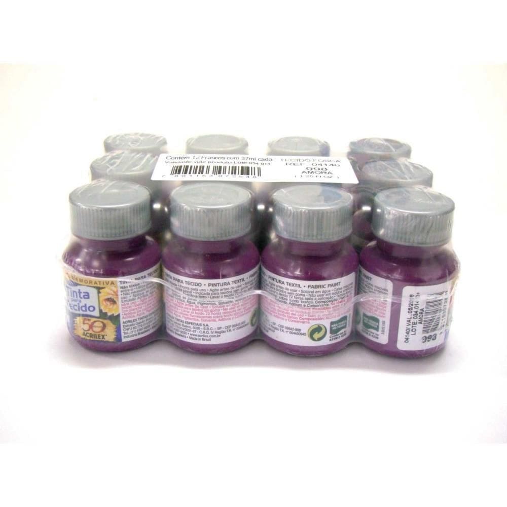 Tinta Para Tecido Fosca 37Ml Amora