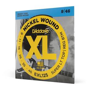 Encordoamento Guitarra .009-.046 D`Addario Xl Nickel Wound
