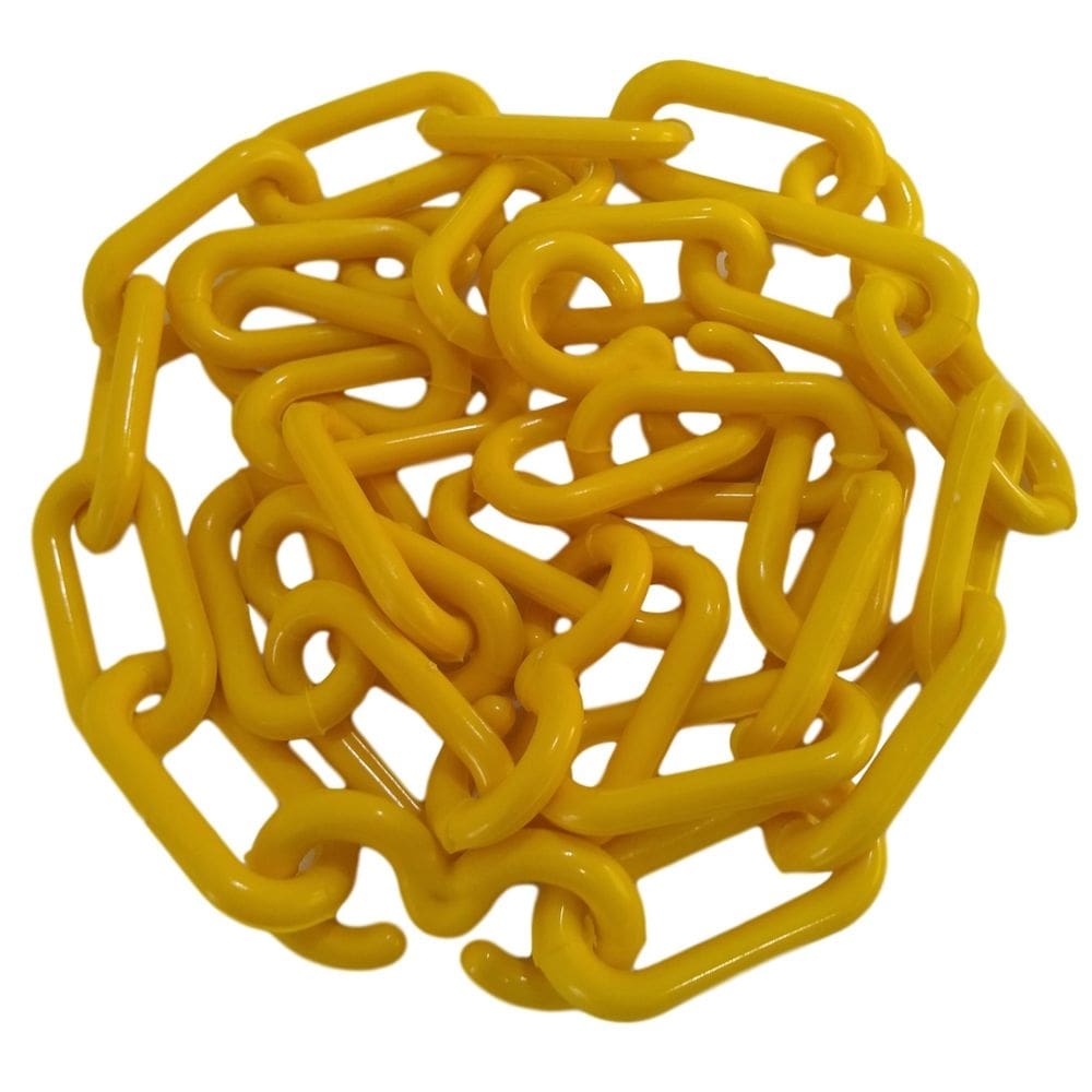 Corrente plastica chuva isolamento 20 mt tamanho p amarelo