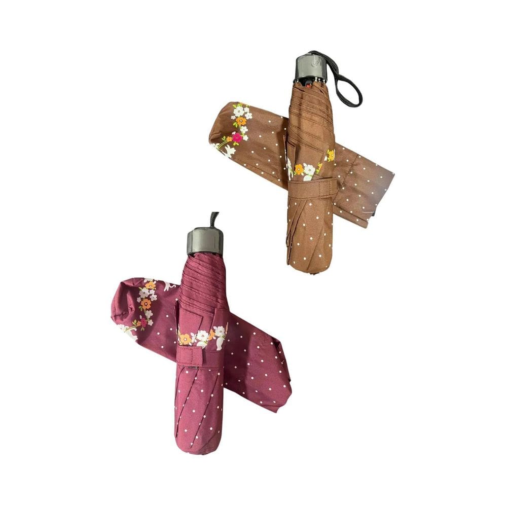 Kit 02 Sombrinha Fem Al Super Leve Voyagem Verm E Mar 3025