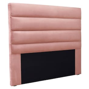 Cabeceira Queen 1,60m La Italiana Veludo Rosa