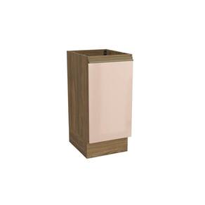 Balcão de Cozinha Curve N622 1 Porta s/Tampo 40cm Nogueira/Macadamia - Kappesberg