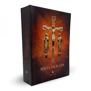 Bíblia Sagrada — Santa Cruz - Capa Cristal