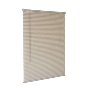 Persiana horizontal pvc bege 120 l x 220 a cortina completa