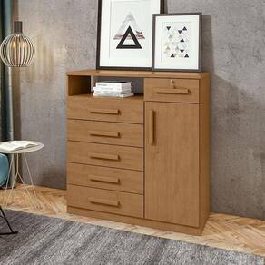 Cômoda Sapateira Ambiente Da Vinci Amêndoa Clean - Lopas