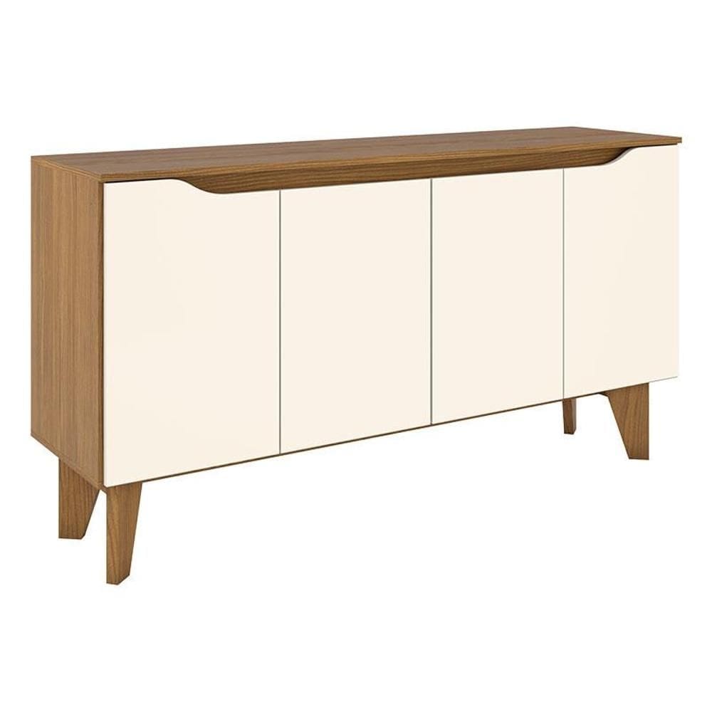Buffet Quartzo 4 Portas Nature Off White – Henn