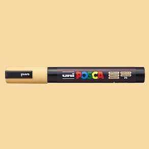 Caneta posca pc-5m amarelo palha ponta 1.8 a 2.5mm