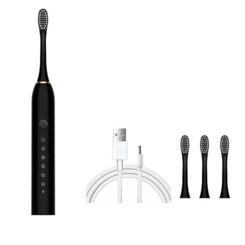 Escova Dental Portátil Oral Elétrica Cabo Usb Recarregável