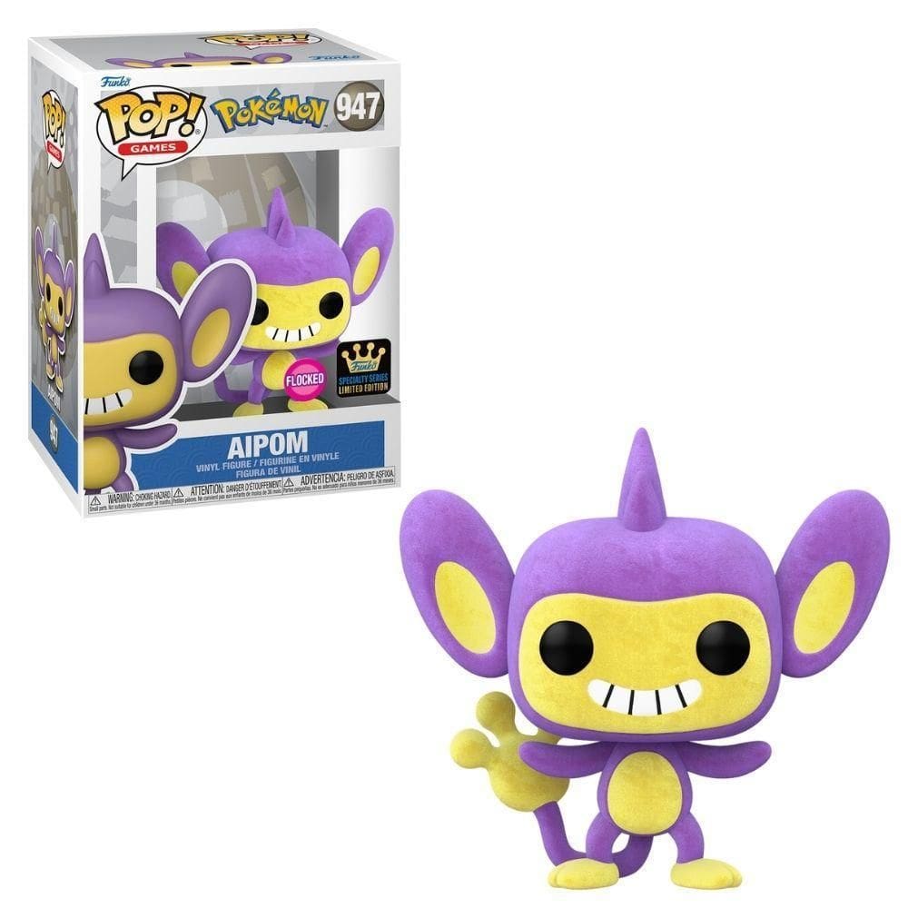 Boneco Funko Pop Pokemon - Aipom  Flocked 