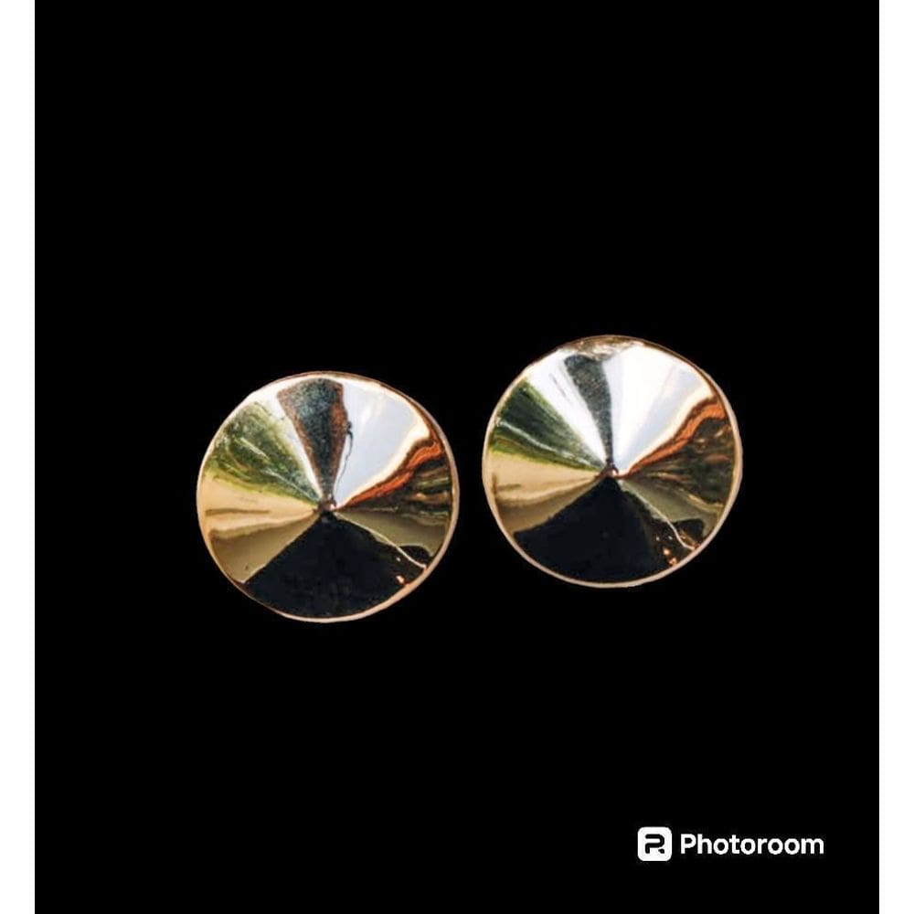 Brinco Redondo Banhado A Ouro 18K