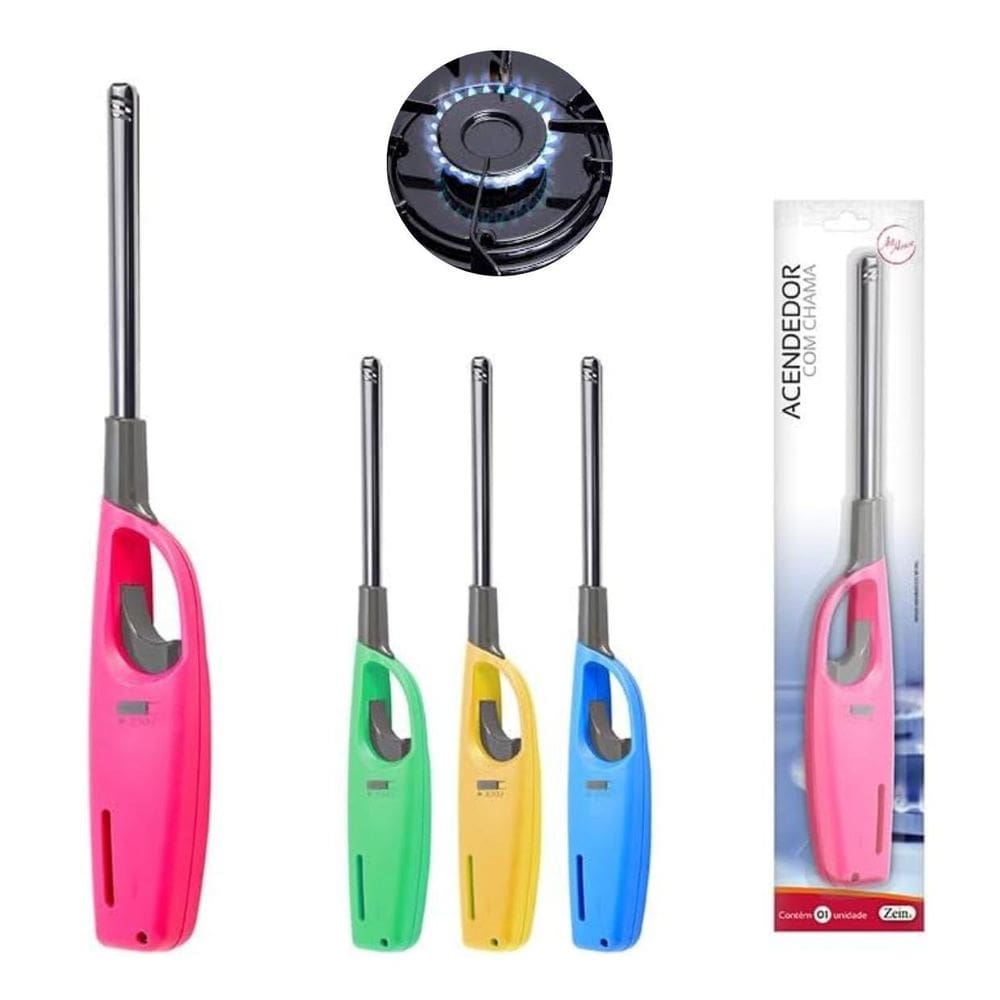 Isqueiro Acendedor Fogão Lareira Multiuso Resistente