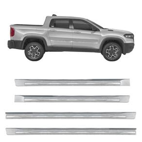 Friso Lateral Novo Rampage 2025 Prata Billet
