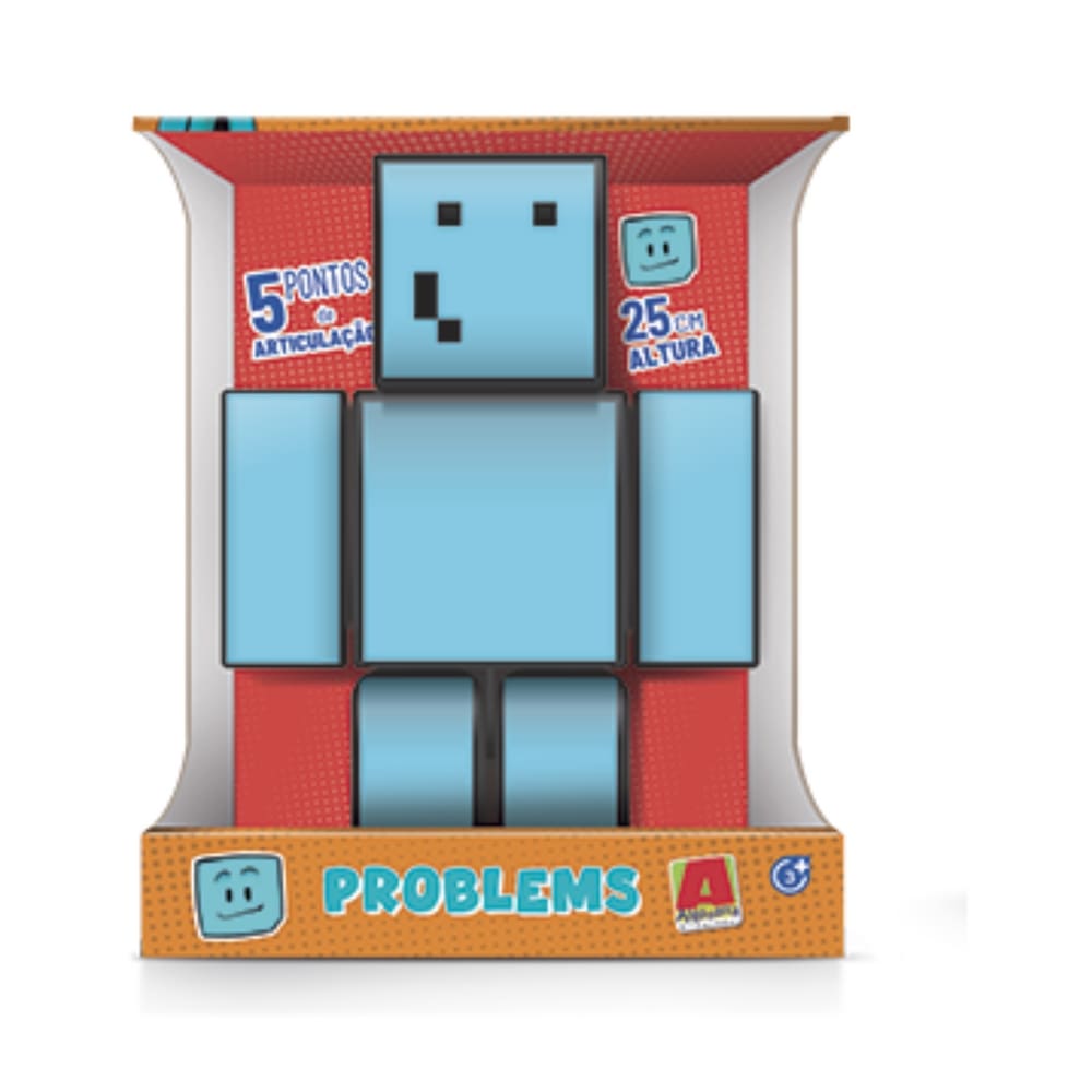 Boneco Problems 25cm Versátil