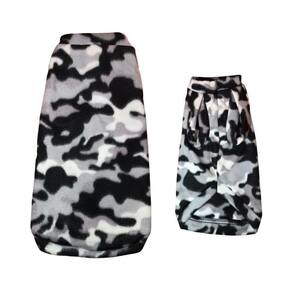 Roupa Para Cachorro - Suéter De Inverno Camuflado Gg