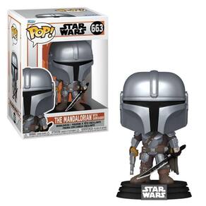 Boneco Funko Pop Star Wars - The Mandalorian With Darksaber