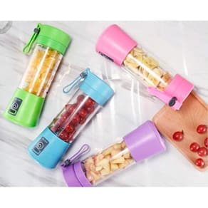 Liquidificador portátil recarregável 6 lâminas 380ml