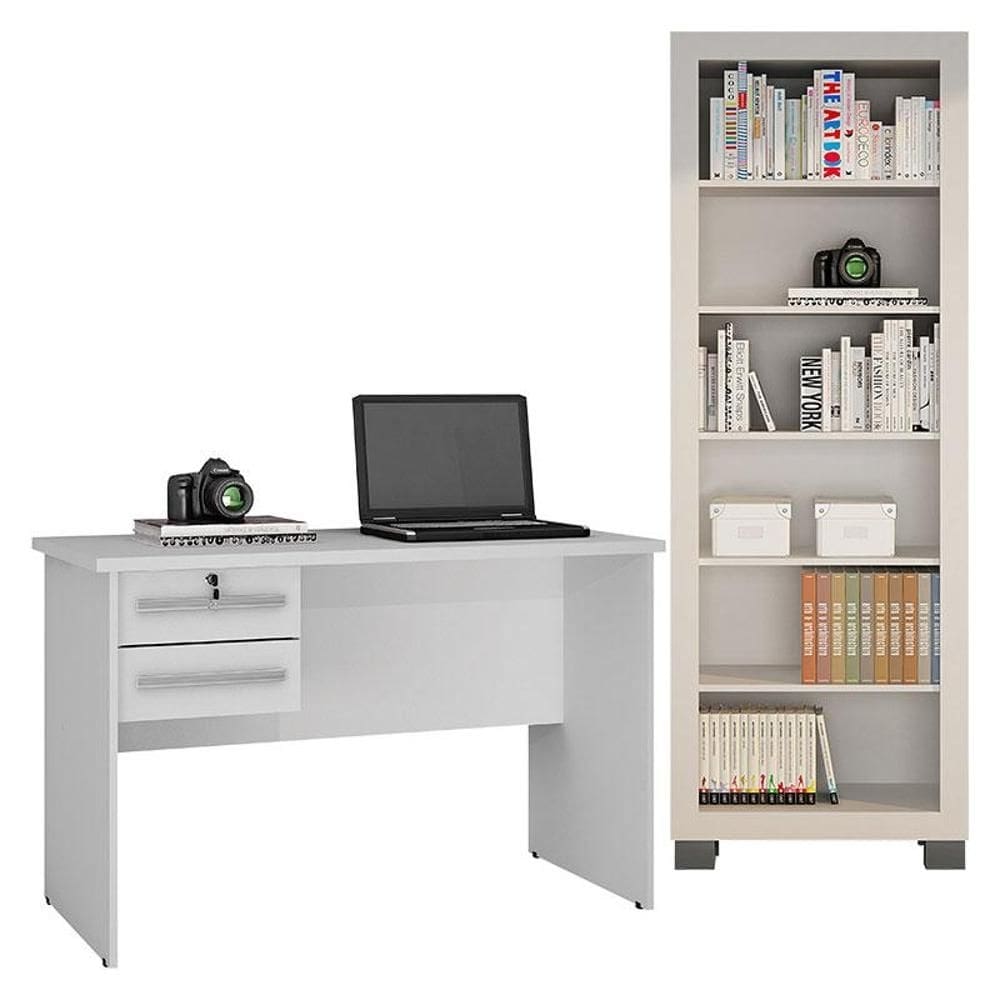 Mesa para Computador Byte e Multiuso Flex Branco - Valdemóveis