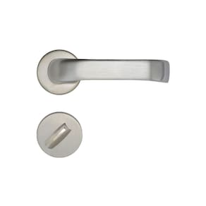 Fechadura Banheiro Imab Duna Roseta Redonda Escovada 40Mm