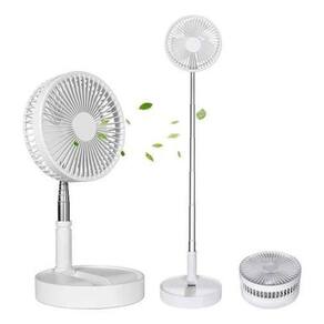 Ventilador Silencioso Dobrável Portátil Recarregável Usb