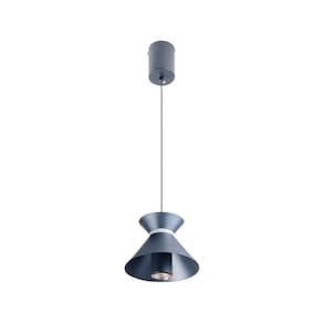 Pendente Teto Plus Moderno Cúpula Metal Led 3000K Grafite