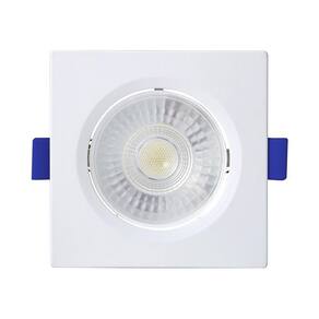 Spot De Led Embutir Slim Mr16 Quadrado 6w Bivolt Blumenau 3000k Luz Quente